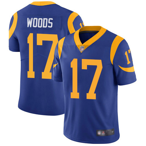Los Angeles Rams Limited Royal Blue Men Robert Woods Alternate Jersey NFL Football #17 Vapor Untouchable
